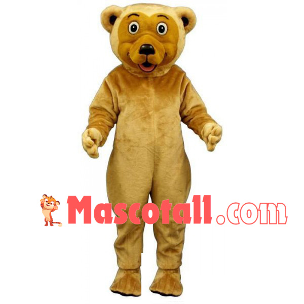 Lively Brown Bear Mascot Adult Costume