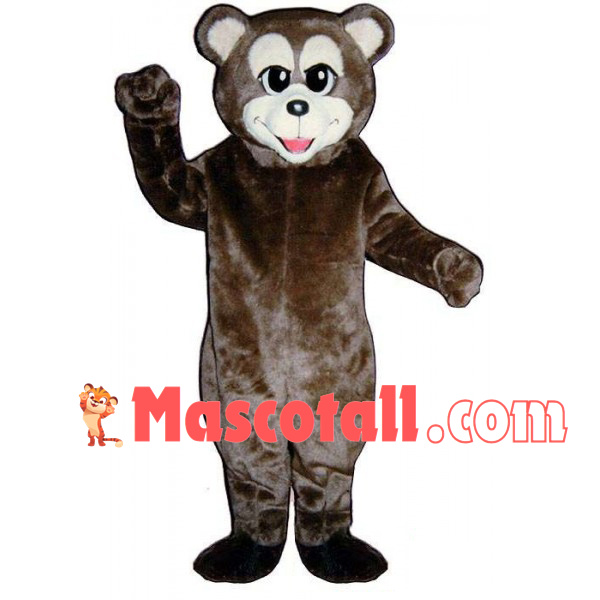 Little Brown Bear With Smooth Fur Mascot Costume
