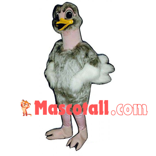 Huge Hairy Ostrich Mascot Costume