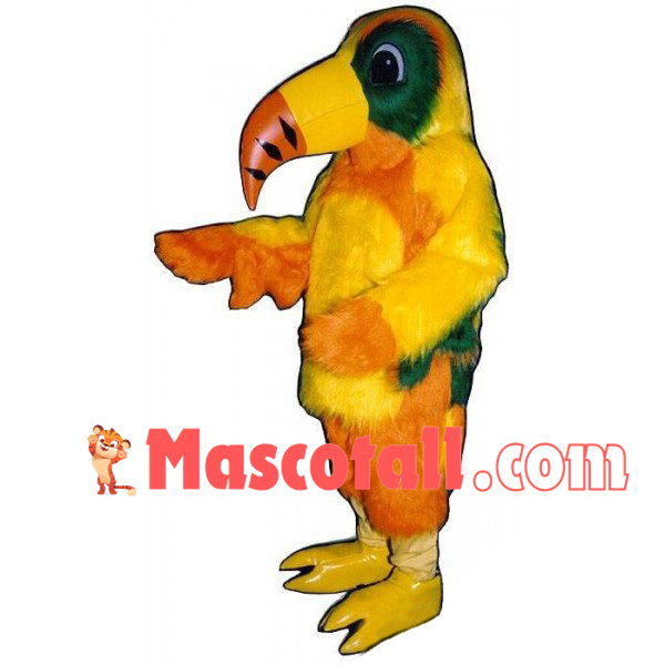 Precious Motley Parrot Mascot Costume