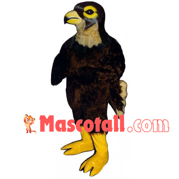 Shrewd Brown Soft Eagle Mascot Costume