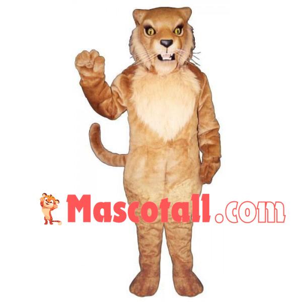 Power Tiger With Fierce Face Mascot Costume