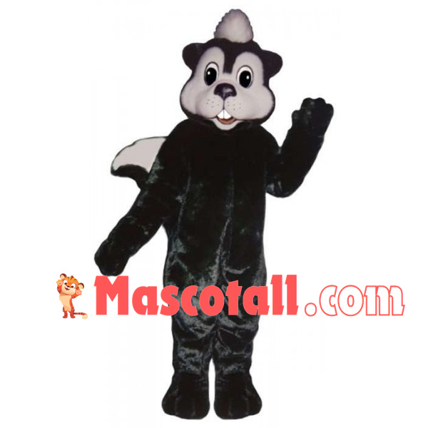 Gentle Black Squirrel Mascot Costume