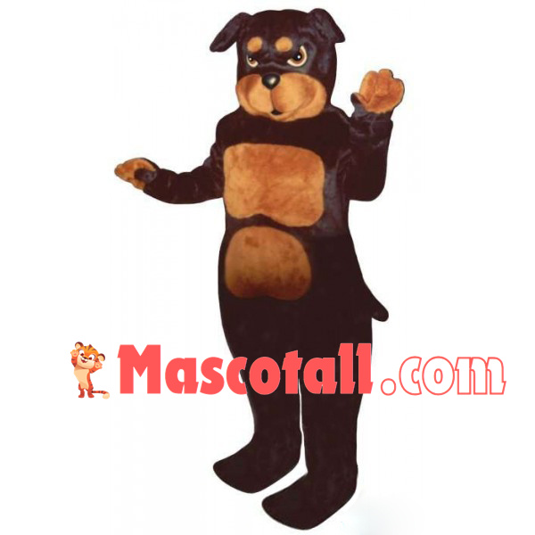 Restless Power Dog Mascot Costume