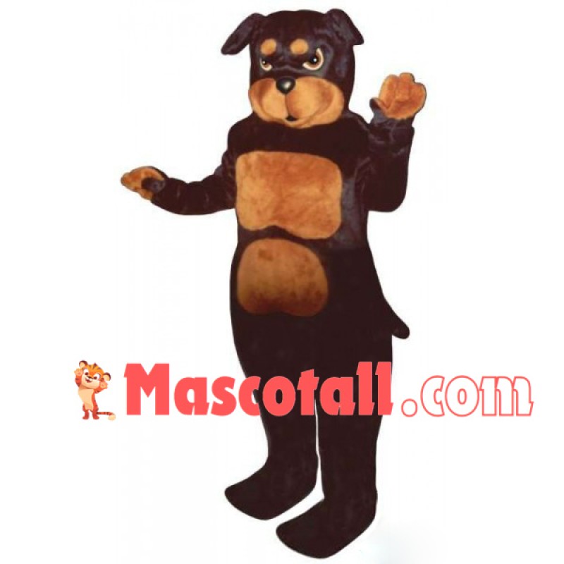 Restless Power Dog Mascot Costume