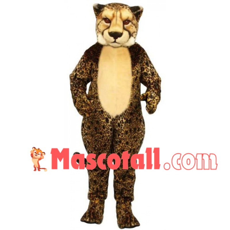 Leopard With Red Pupil Mascot Costume