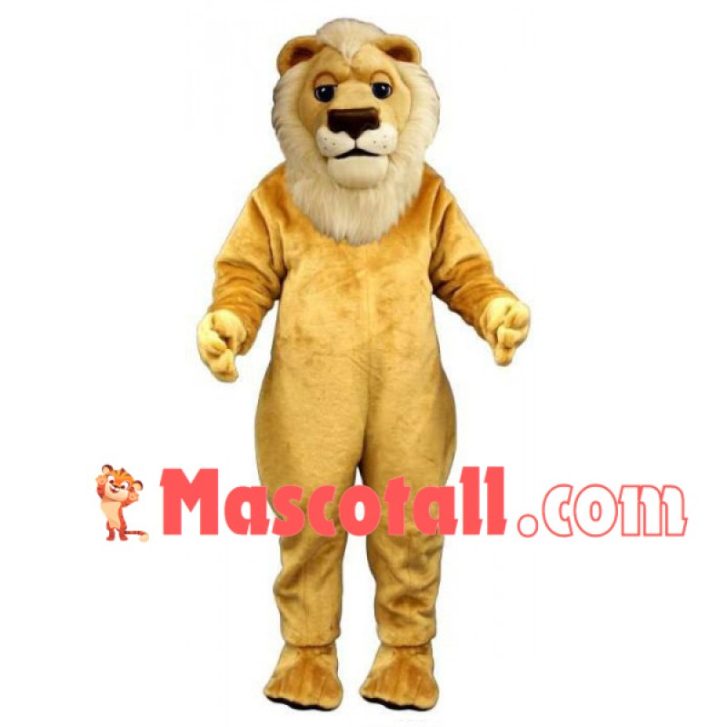Melancholy Old Lion Mascot Costume