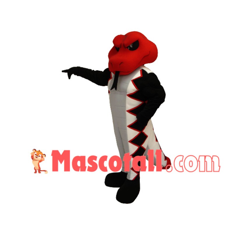 Toxic Patterned Python Mascot Costume