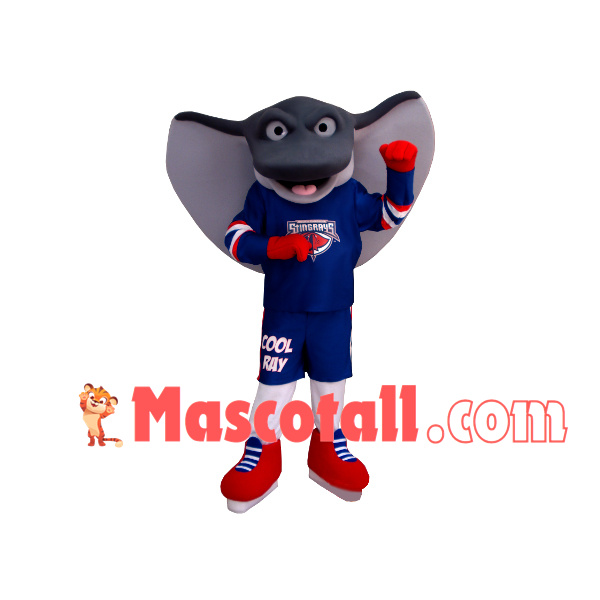 Power Skate In The Sport Suit Mascot Costume