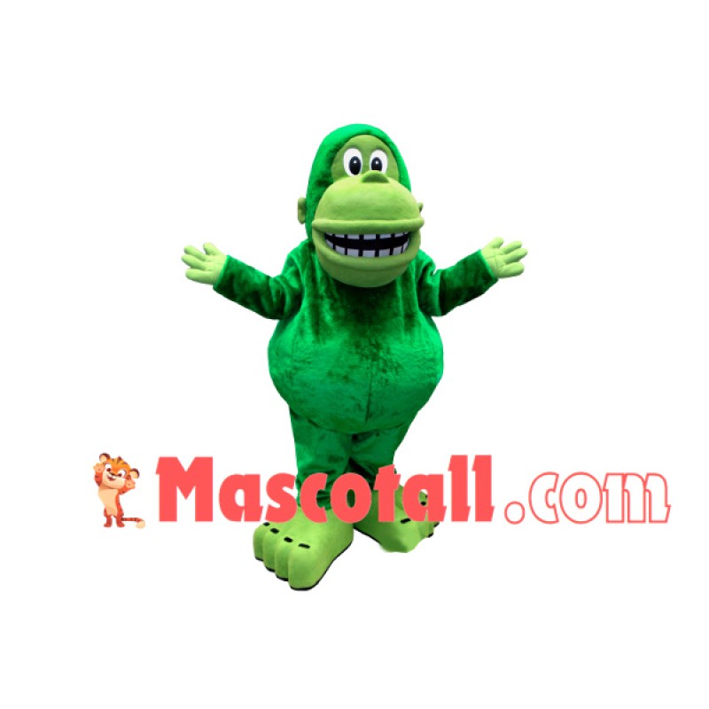 Dwarf Green Orangutan Mascot Costume