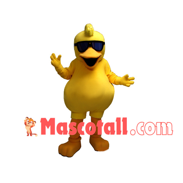 Cool Big Yellow Duck Mascot Costume