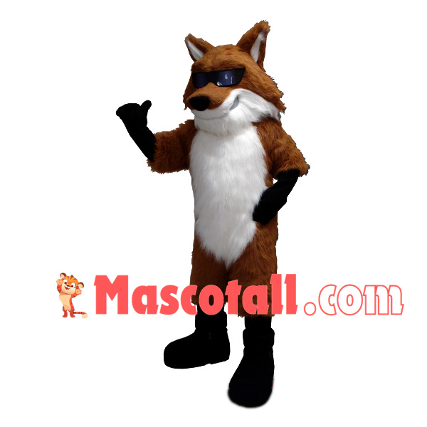 The Uppish Sunglasses Fox Mascot Costume