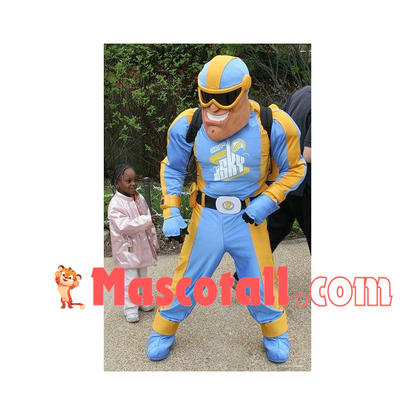 Challenging Skydiving Man Mascot Costume