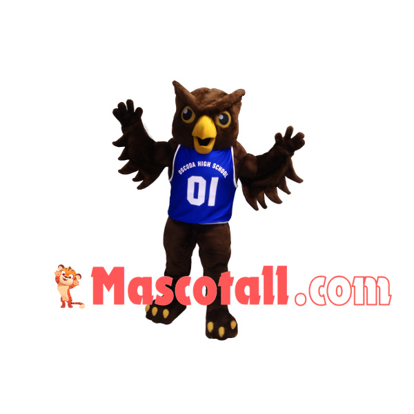 Powerful Owl Of School Mascot Costume