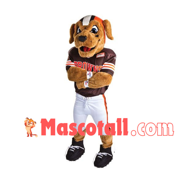 Confident Dog Contestant Mascot Costume