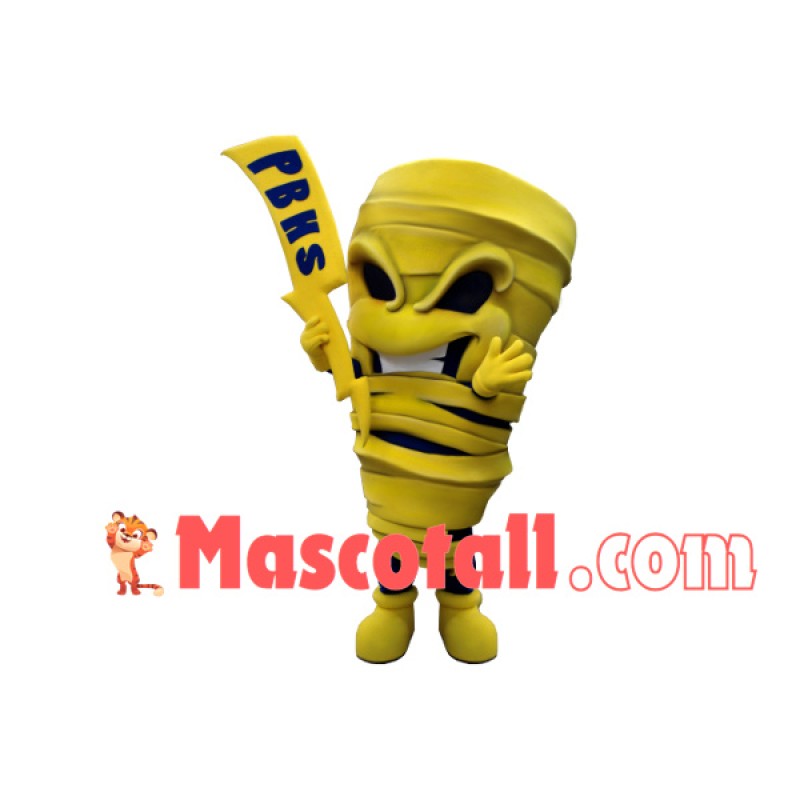 Funny Cartoon Bandage Doll Mascot Costume