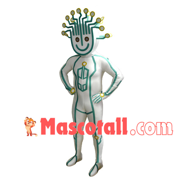 Circuit Doll Full of Switches Mascot Costume