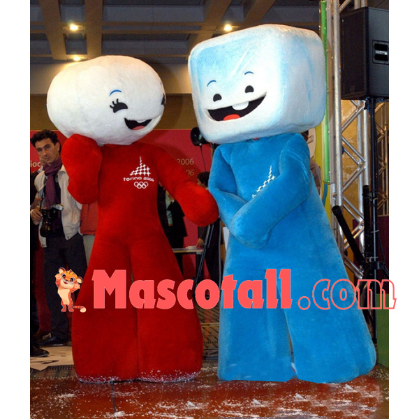 Opening Huge Smiley Doll Mascot Costume