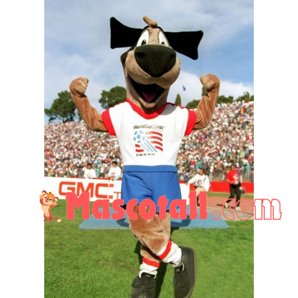 Halftime Big Nose Dog Mascot Costume