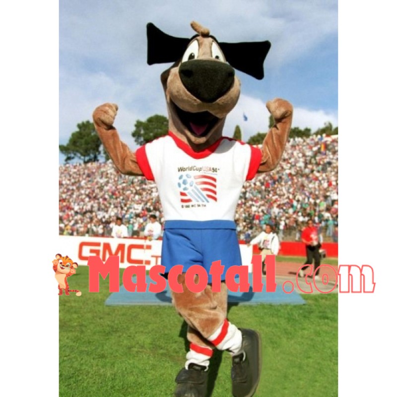 Halftime Big Nose Dog Mascot Costume