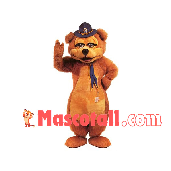 Ordering Commander Bear Mascot Costume