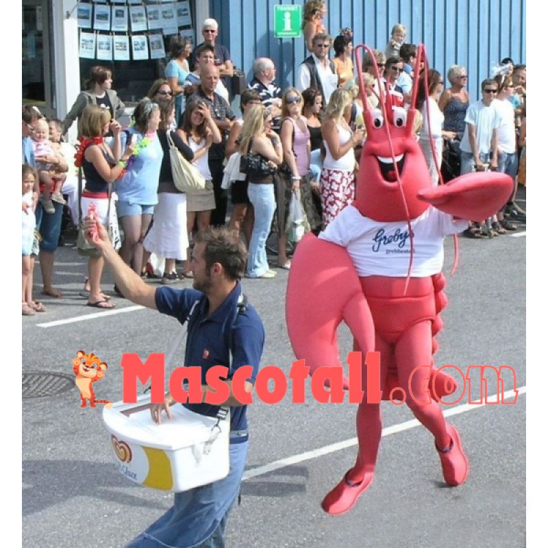 Cheering Lobster of Celebration Team Mascot Costume