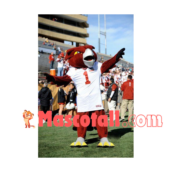 Deployed Silver-billed Eagle Sport Mascot Costume