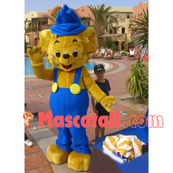 Kind Guiding Bear of The Pool Mascot Costume