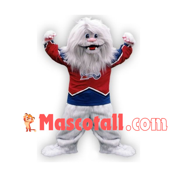 Furry Ape With Sparse Teeth Mascot Costume