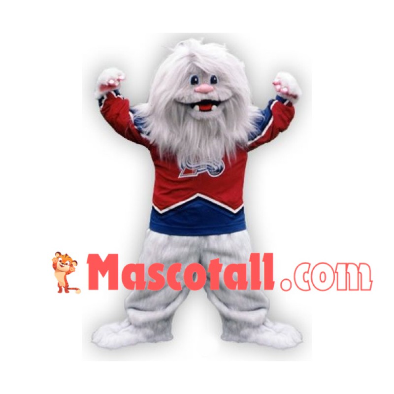Furry Ape With Sparse Teeth Mascot Costume