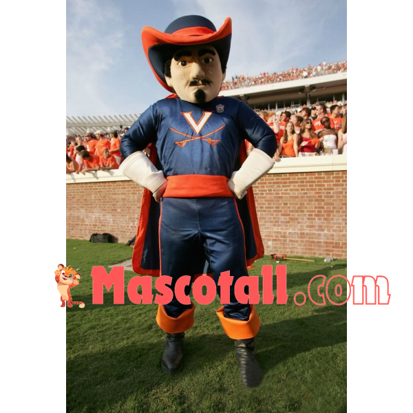 Strict Head of Knights Mascot Costume