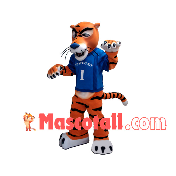Robust Tiger of The College Mascot Costume