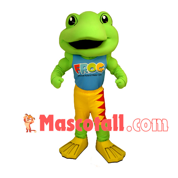Muscle Frog of Water System Mascot Costume