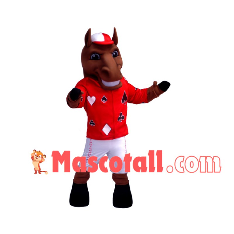 Custodian Horse of The Casino Mascot Costume