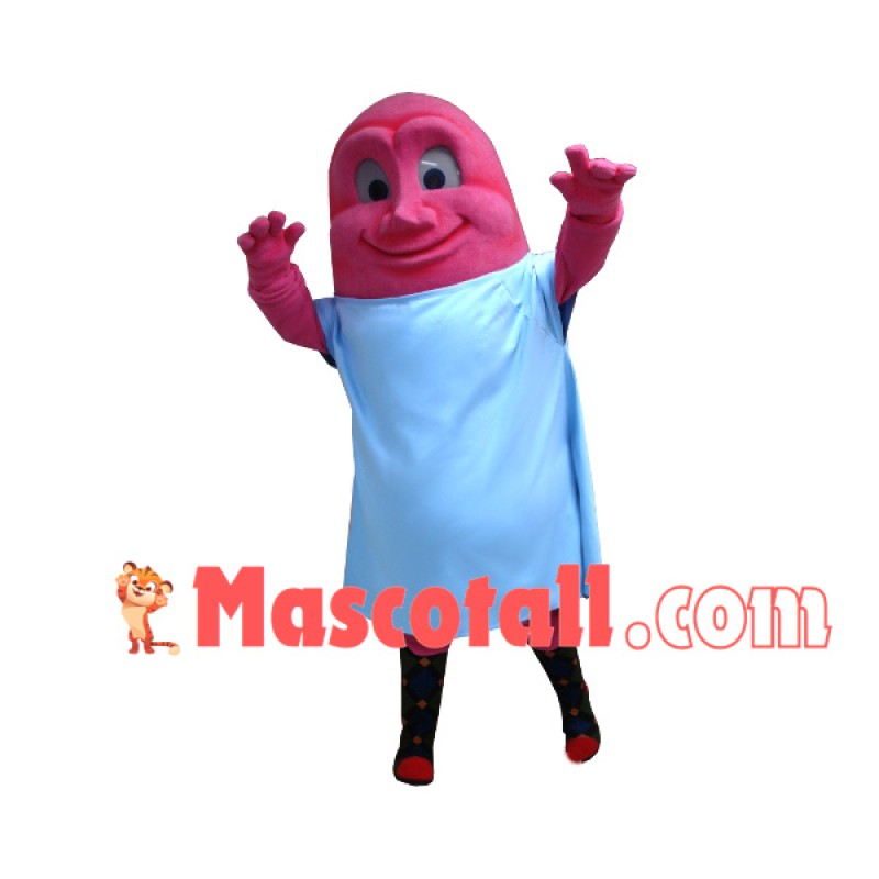 Cartoon Pink Massage Thump Mascot Costume