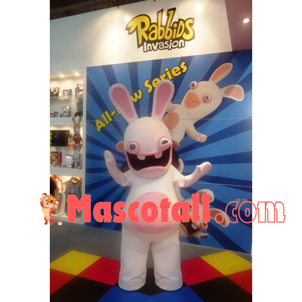 The Villain of The Crazy Rabbid Mascot Costume