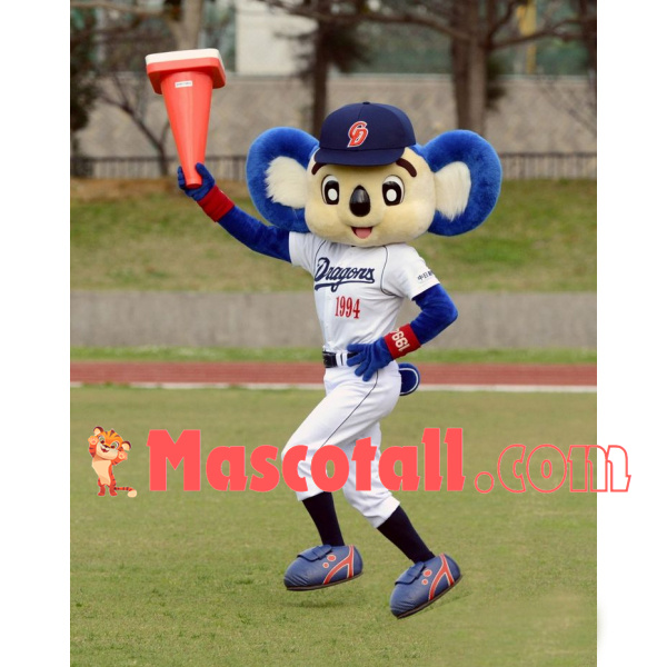 Koala Torchbearer Walking Around the Field Mascot Costume