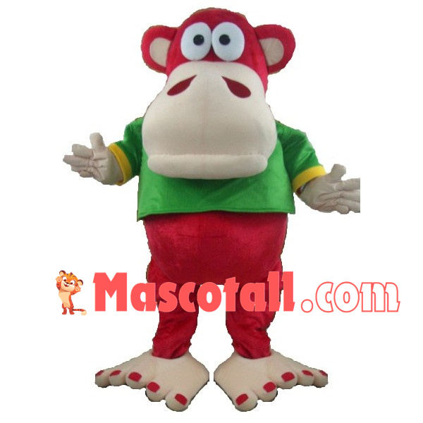 Big-mouthed Monkey With Huge Soles Mascot Costume
