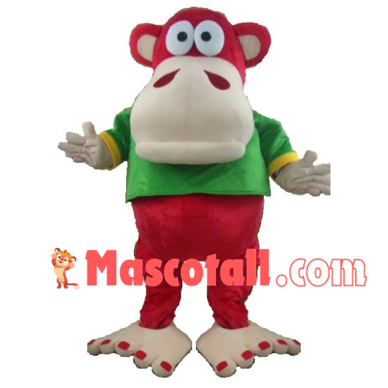 Big-mouthed Monkey With Huge Soles Mascot Costume