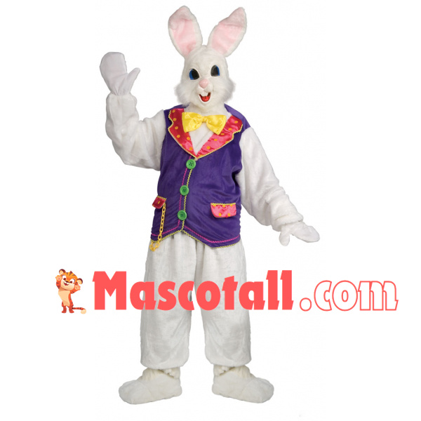 Easter Soft Celebration Bunny Mascot Costume
