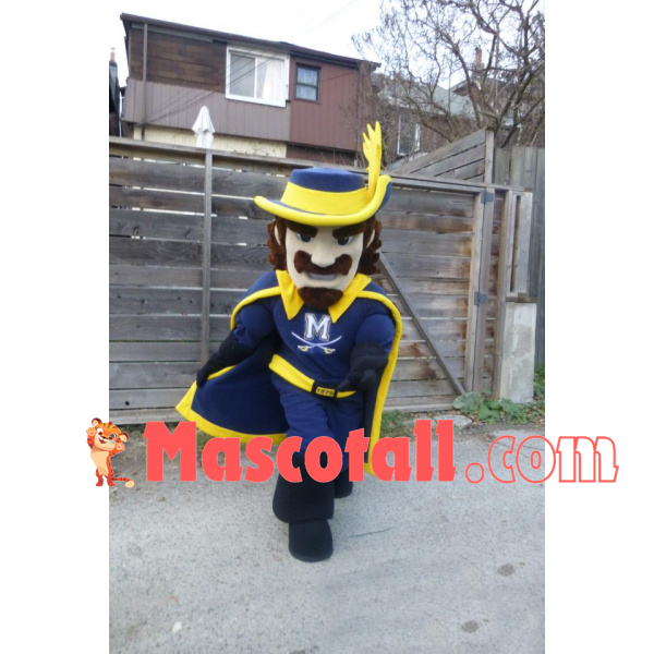 Neat Foreign Knight Mascot Costume Outfit
