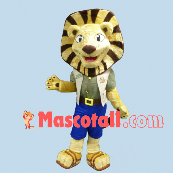 Little Lion of The Association Mascot Costume
