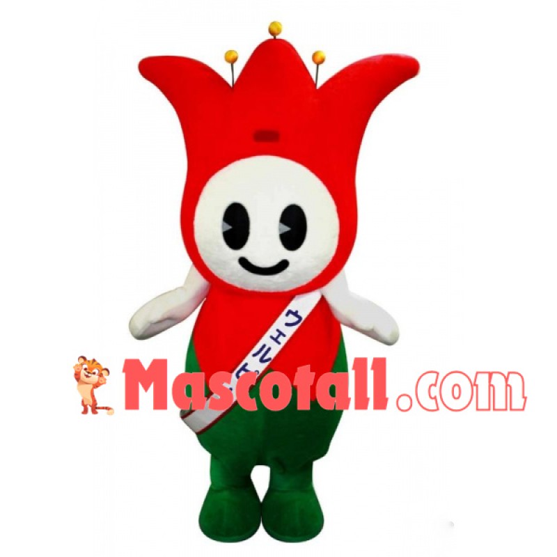 Gorgeous Blooming Flower Doll Mascot Costume