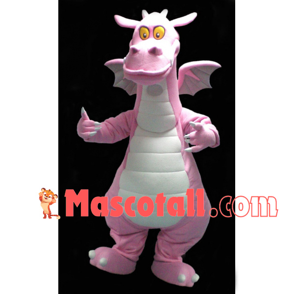 Soft Lightweight The Pink Dragon Mascot Costume