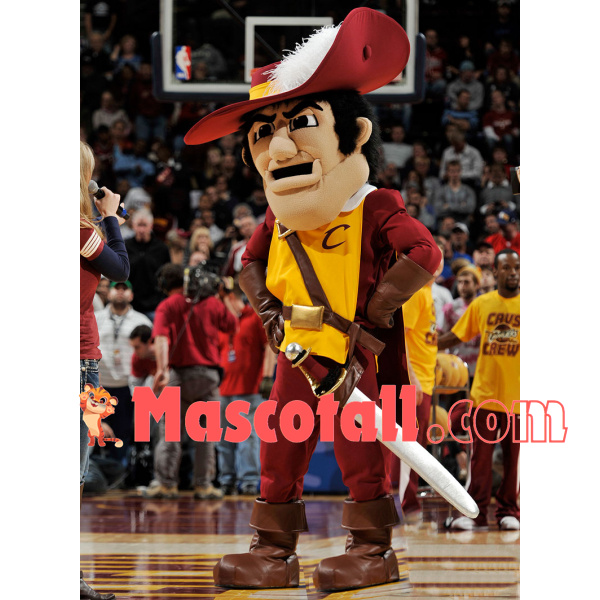 Knight of National Basketball Association Mascot Costume