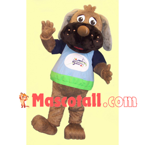 Entertaining Dog of Amusement Park Mascot Costume