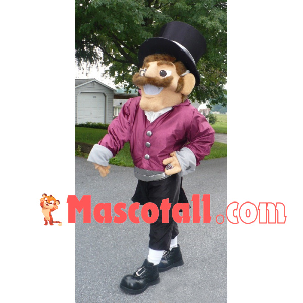 Arrogant Noble Gentleman Mascot Costume