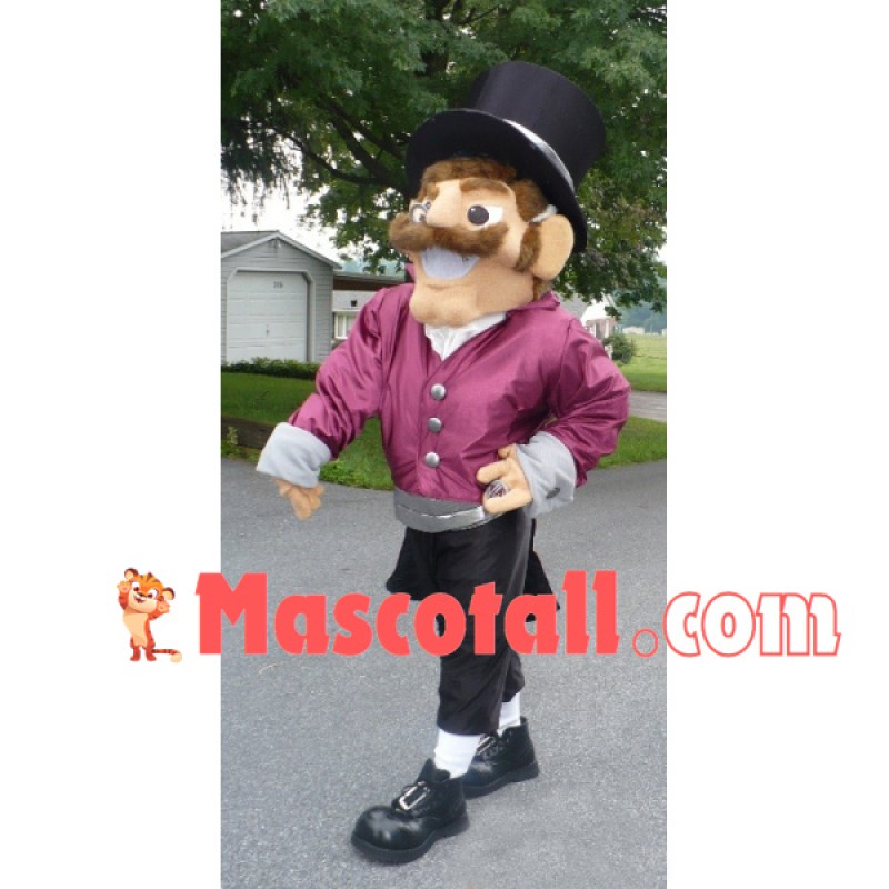 Arrogant Noble Gentleman Mascot Costume