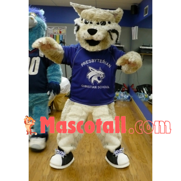 Lively Furry Tiger of The International School Mascot Costume