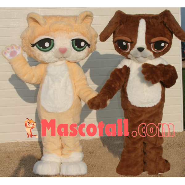 Well-behaved Soft Dog Companions Mascot Costume